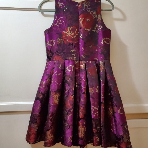 ZUNIE Women's Floral Barcade Sleeveless Dress - Picture 2 of 5